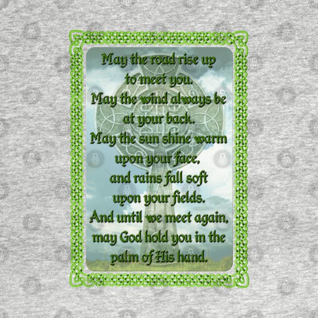 Green Irish Blessing by Packrat